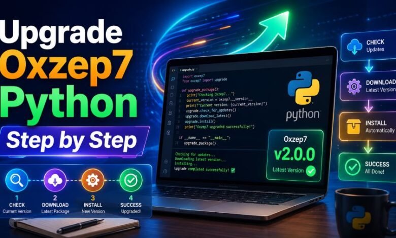 Upgrade Oxzep7 Python Step by Step